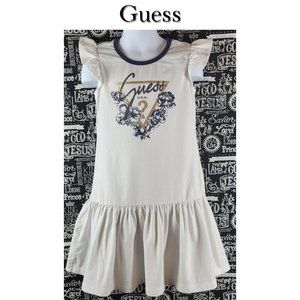 🦋Guess Kids USA Ruffle Sleeve Dress Size 6
